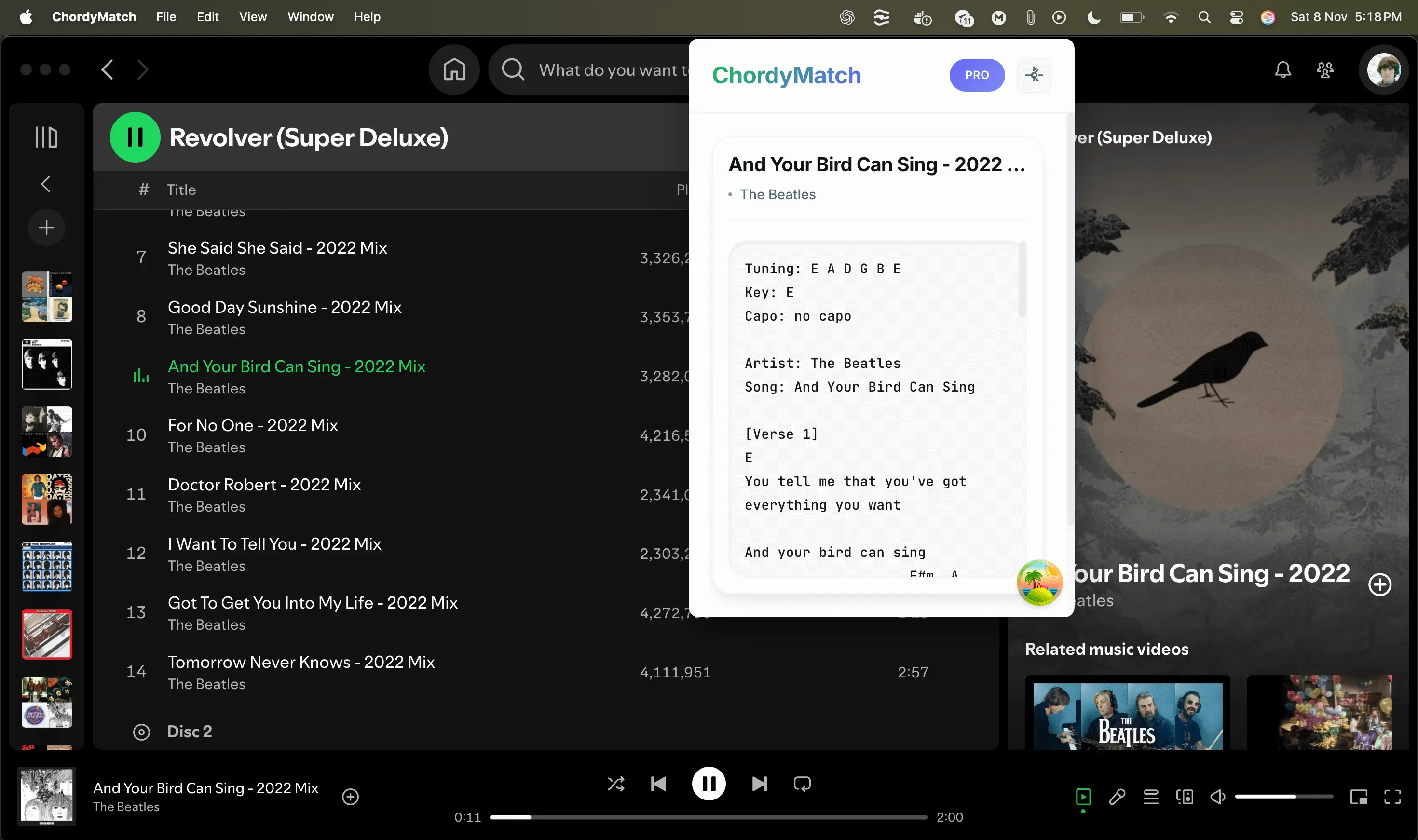 ChordyMatch app mockup